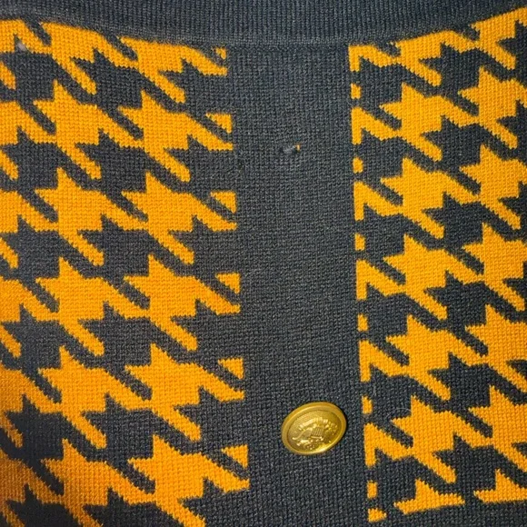 Coco and Shay Knit Mini Dress in Black and Mustard - Picture 5 of 5